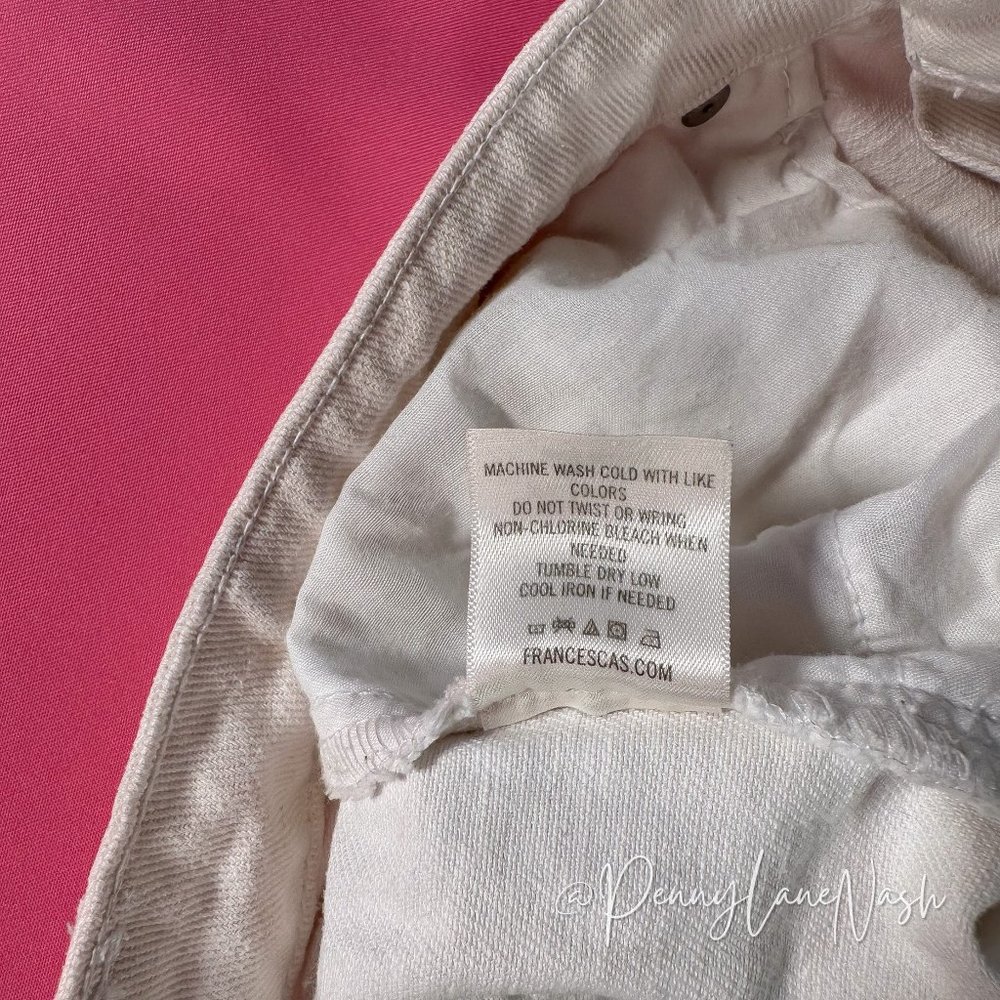 Harper Heritage White Cutoff High Rise Denim Short - Picture 10 of 10